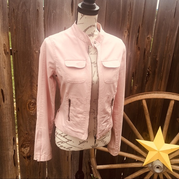 BB Dakota Jackets & Blazers - BB Dakota | Pink peach jacket size Medium moto